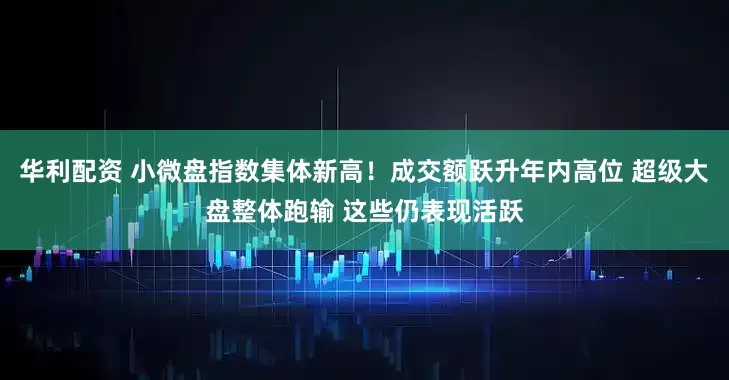 华利配资 小微盘指数集体新高！成交额跃升年内高位 超级大盘整体跑输 这些仍表现活跃
